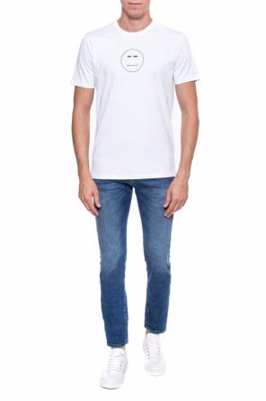 T-shirt z nadrukiem z logo, zdjęcie 2 T-shirt z nadrukiem z logo od Diesel Black Gold